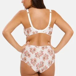 Shorty Oriane Bouquets Blanc & Vert