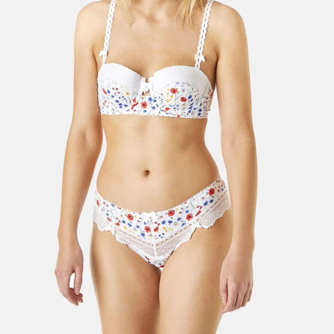 Shorty string blanc Liberté