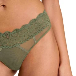 Shorty String kaki Lorie vert