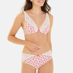 Shorty Talentueuse - Feuillage & Baies rose