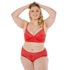 Shorty tanga coquelicot Intrépide-rouge