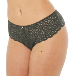 Shorty tanga kaki Intrépide-vert