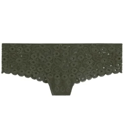 Shorty tanga kaki Intrépide-vert
