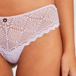 Shorty tanga parme Lison violet