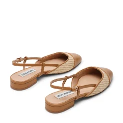 Slingback Belinda en cuir marron