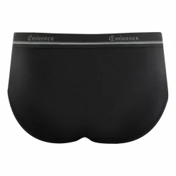 Slip absorbant Sérénité noir en coton pour homme