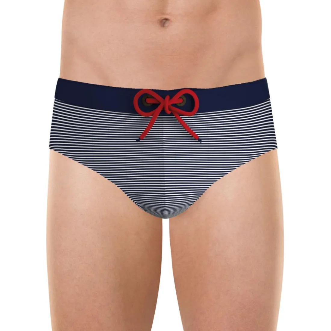 Slip de bain homme fibres recyclées Fait en France Eminence bleu
