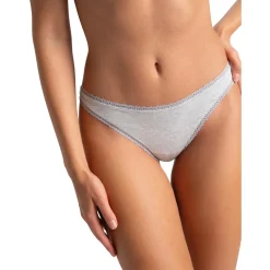Slip en coton - Gris