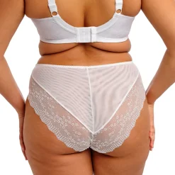 Slip jambe échancrée - Blanc