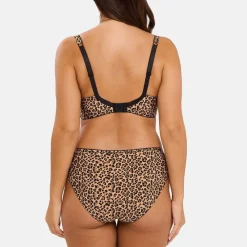 Slip Lya Imprimé Léopard Mocha - Marron