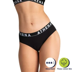 Slip pour les règles noir en coton