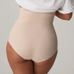 Slip taille haute gainant cappuccino