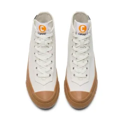 Sneaker Bootie Femme Camaleon blanc en coton