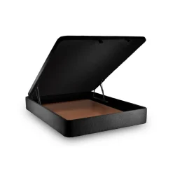 Sommier Coffre Bouclette Noir