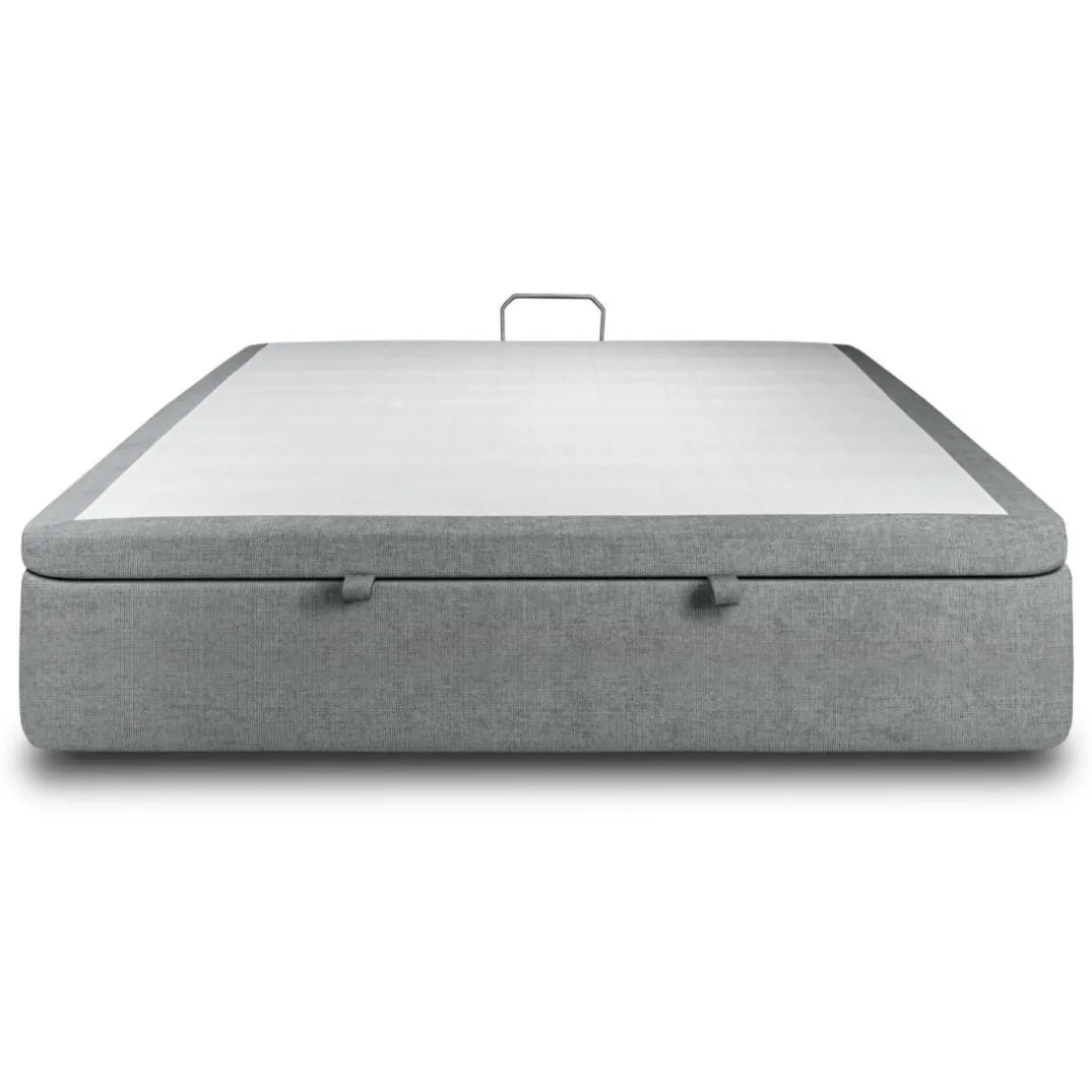 Sommier Coffre Tissu Gris anthracite