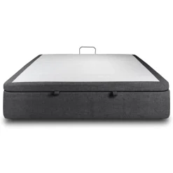 Sommier Coffre Tissu Noir polyester