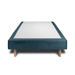 Sommier Tapissier Bouclette Bleu H29cm