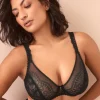Soutien Gorge à décolleté plongeant noir