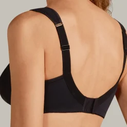 Soutien gorge - post opératoire avec poches - sans armatures - Noir