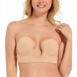 Soutien Gorge bandeau dos nus Luve Beige