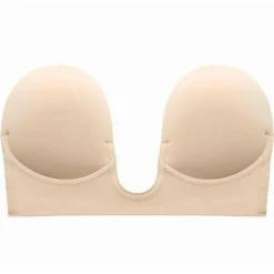 Soutien Gorge bandeau dos nus Luve Beige