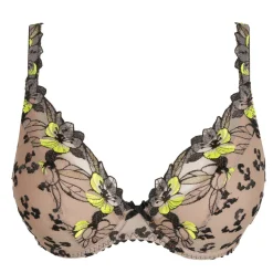 Soutien Gorge demi-mousse plongeant beige