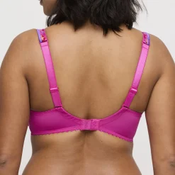 Soutien Gorge demi-mousse plongeant - Rose Fuschia