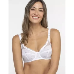 Soutien gorge Emboitant Armatures Blanc