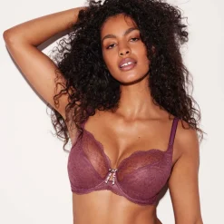 Soutien Gorge plongeant - Marron
