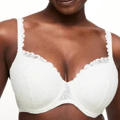Soutien Gorge rembourré - forme coeur naturel blanc