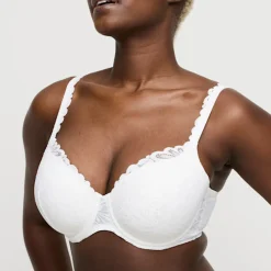 Soutien Gorge rembourré - forme coeur naturel blanc