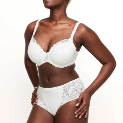 Soutien Gorge rembourré - forme coeur naturel blanc