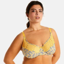 Soutien-gorge à Armatures - Jaune