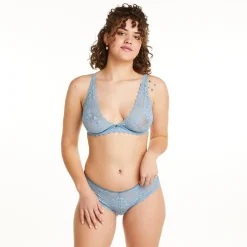 Soutien-gorge à armatures bleu Siwa