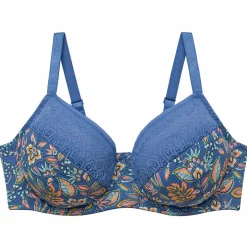 Soutien-gorge à armatures bleu Gazette