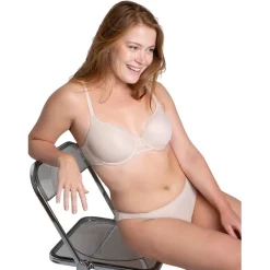 Soutien-gorge à armatures beige