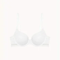 Soutien-gorge à armatures Charlotte blanc en coton
