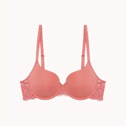 Soutien-gorge à armatures en dentelle - Orange