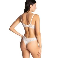 Soutien-gorge à armatures en dentelle - Beige