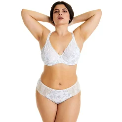 Soutien-gorge à armatures grand maintien - Blanc