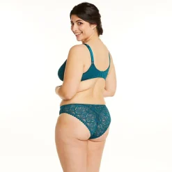 Soutien-gorge à armatures grand maintien turquoise Sarong bleu