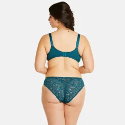 Soutien-gorge à armatures grand maintien turquoise Sarong bleu