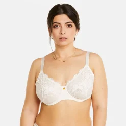 Soutien-gorge à armatures grand maintien ivoire Gaïa beige