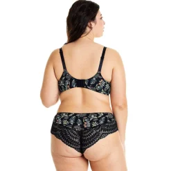 Soutien-gorge à armatures grand maintien noir Ivresse