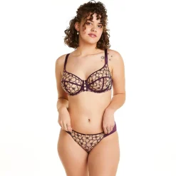 Soutien-gorge à armatures grand maintien violet Venus