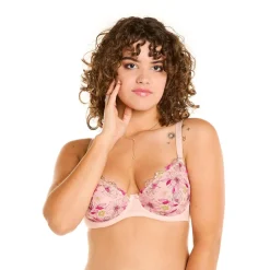 Soutien-gorge à armatures grand maintien Rose