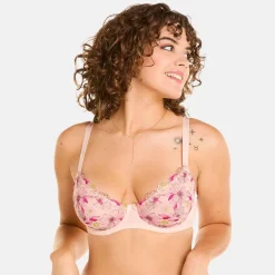 Soutien-gorge à armatures grand maintien Rose