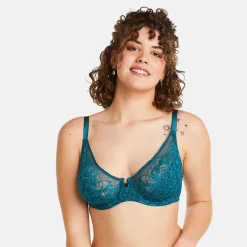 Soutien-gorge à armatures grand maintien bleu Nanaya