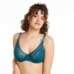 Soutien-gorge à armatures grand maintien bleu Nanaya