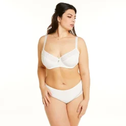 Soutien-gorge à armatures grand maintien ivoire Palanquin blanc